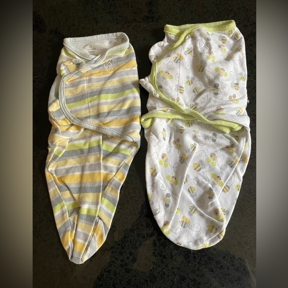 SwaddleMe Bumble Bee Swaddle Sleep Sack Set Size Small / Medium - Picture 1 of 5